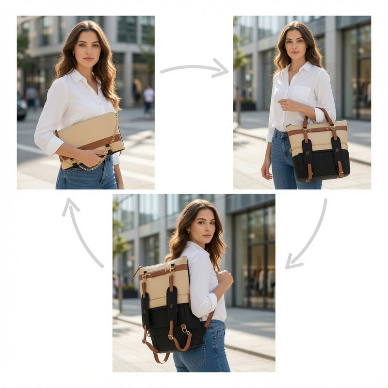 DAKOTA 3-in-1 Rucksacktasche - Sand